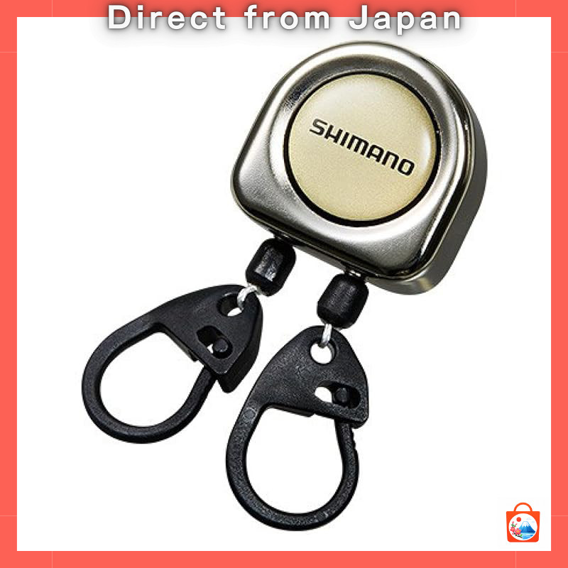 SHIMANO Double Pin On Reel Metal PI-411R – Available in Matte Black, Gold, and White
