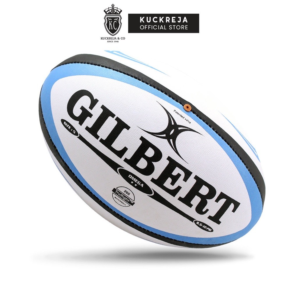 Gilbert Omega Match Rugby Ball (Size 5, 4, 3)