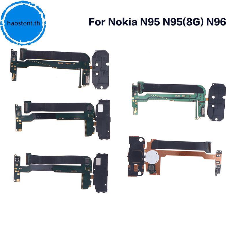 Haostont โทรศัพท์หน้าจอการเชื่อมต่อเมนบอร์ด Flex Cable พร้อมกล้องด้านหน้าอะไหล่สําหรับ Nokia N95 N95