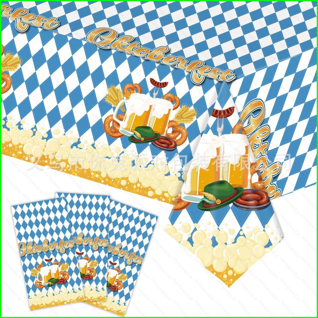 ผ้าปูโต๊ะประดับปาร์ตี้ Munich Oktoberfest 137x274ซม