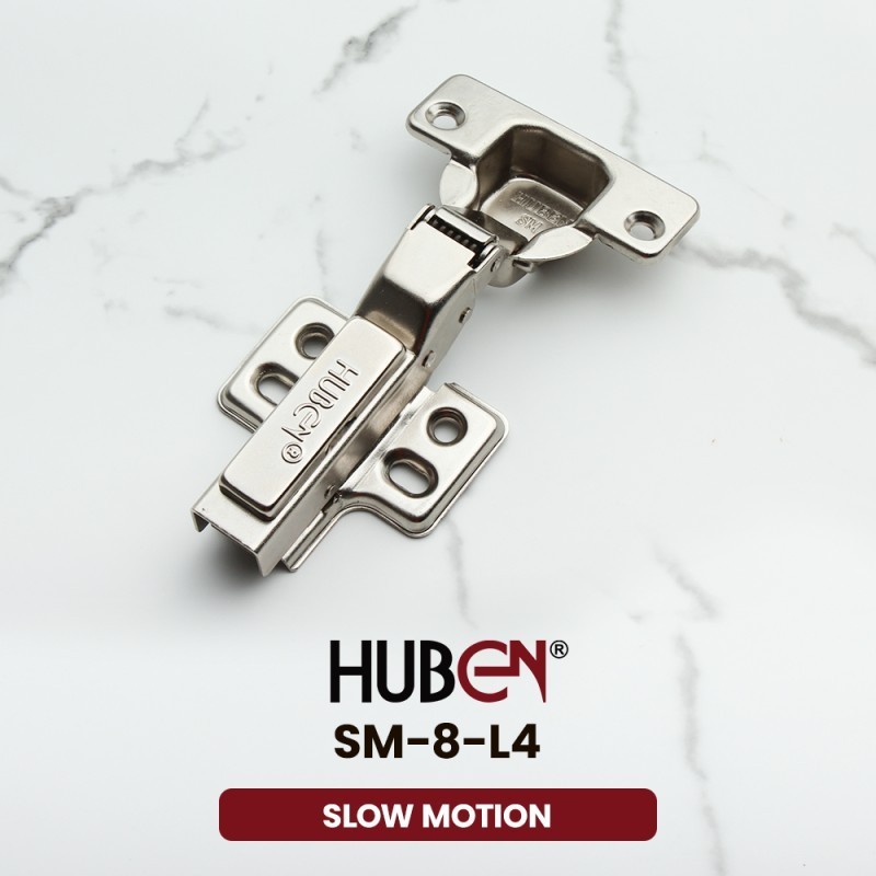 บานพับช้อน / บานพับปกปิด SM-8-L4 Clip On Huben