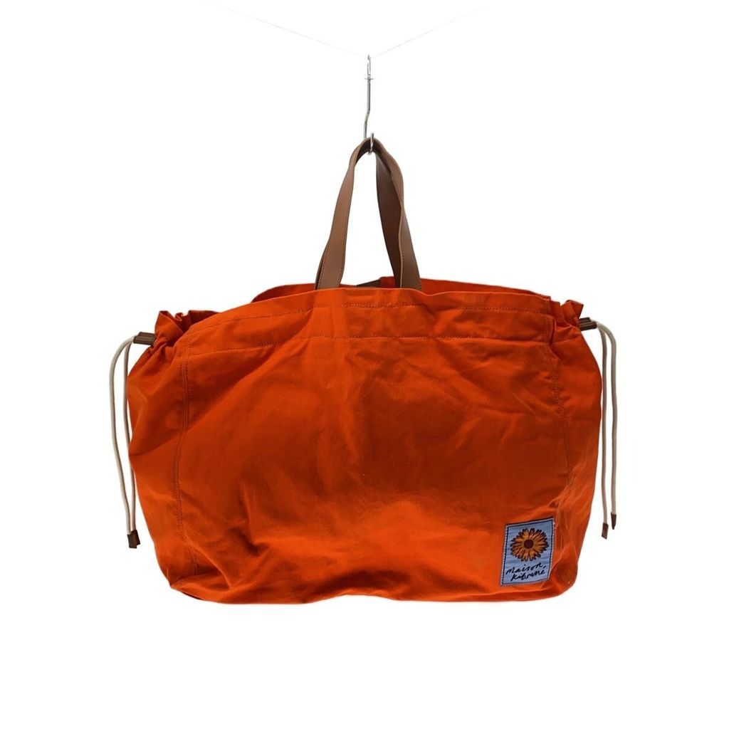 MAISON KITSUNE Tote Bag Purse canvas ORN plain Direct from Japan Secondhand