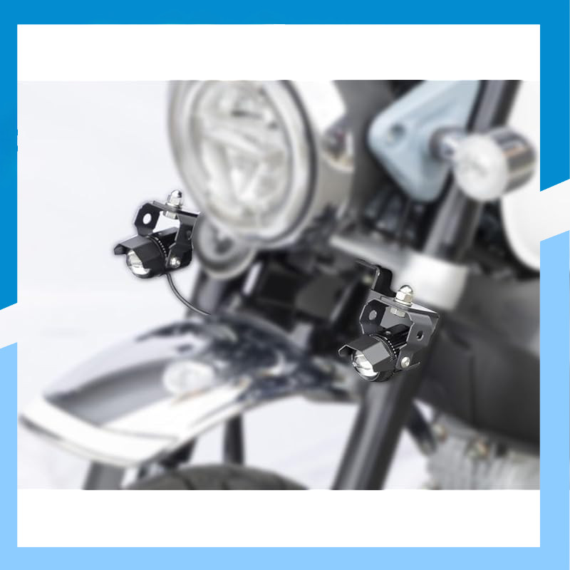 Kijima Fog Lamp Kit M1 Type for Monkey 125 ('18-) - Compact White/Yellow, 3000lm, Waterproof IP68, M