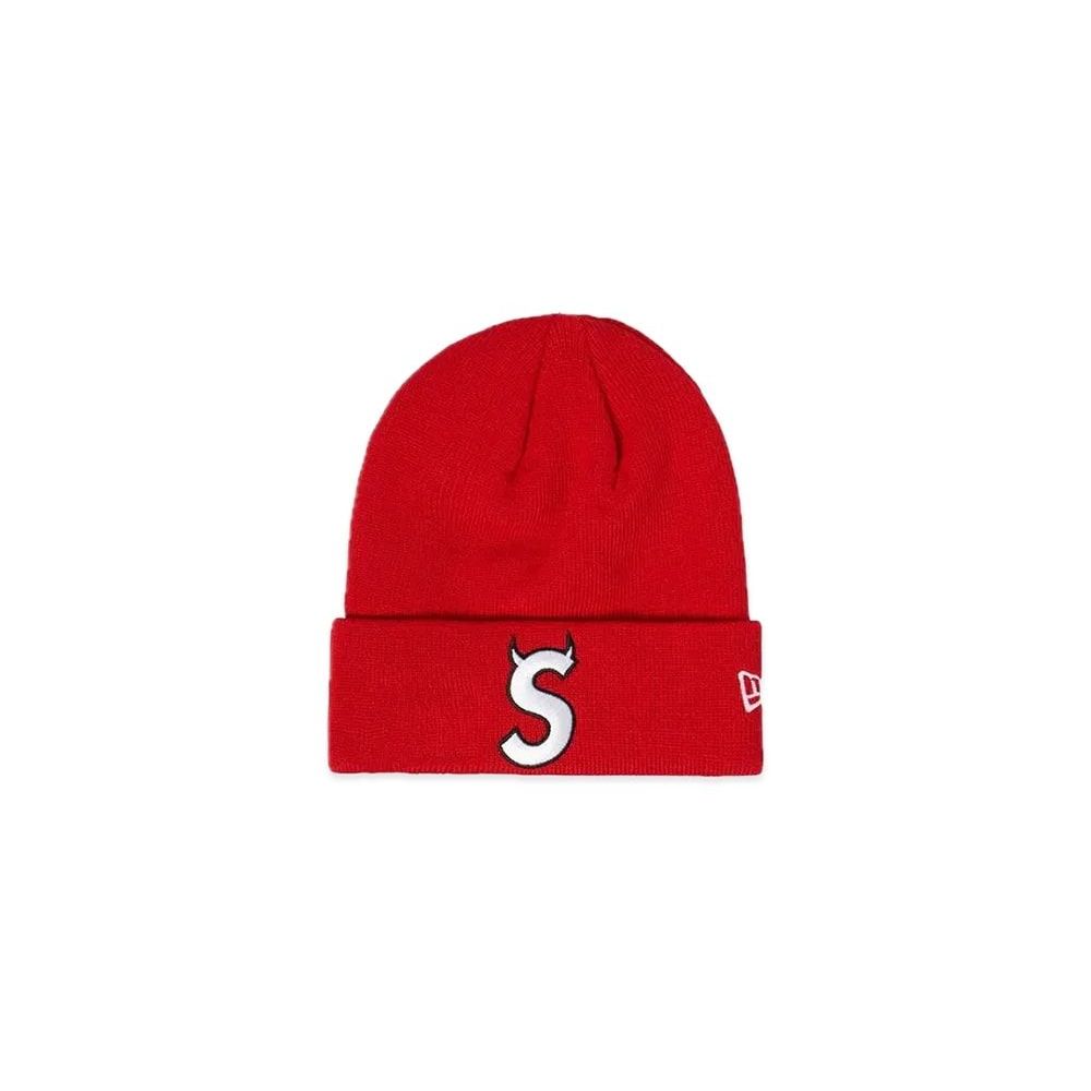 Supreme New Era S Logo Beanie Red (22FW) Unused