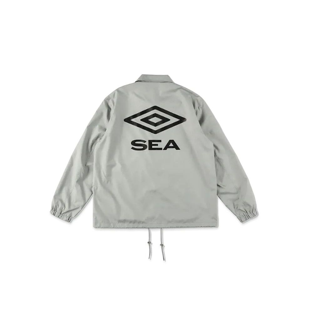 WIND AND SEA x UMBRO Coach Jacket Gray Unused