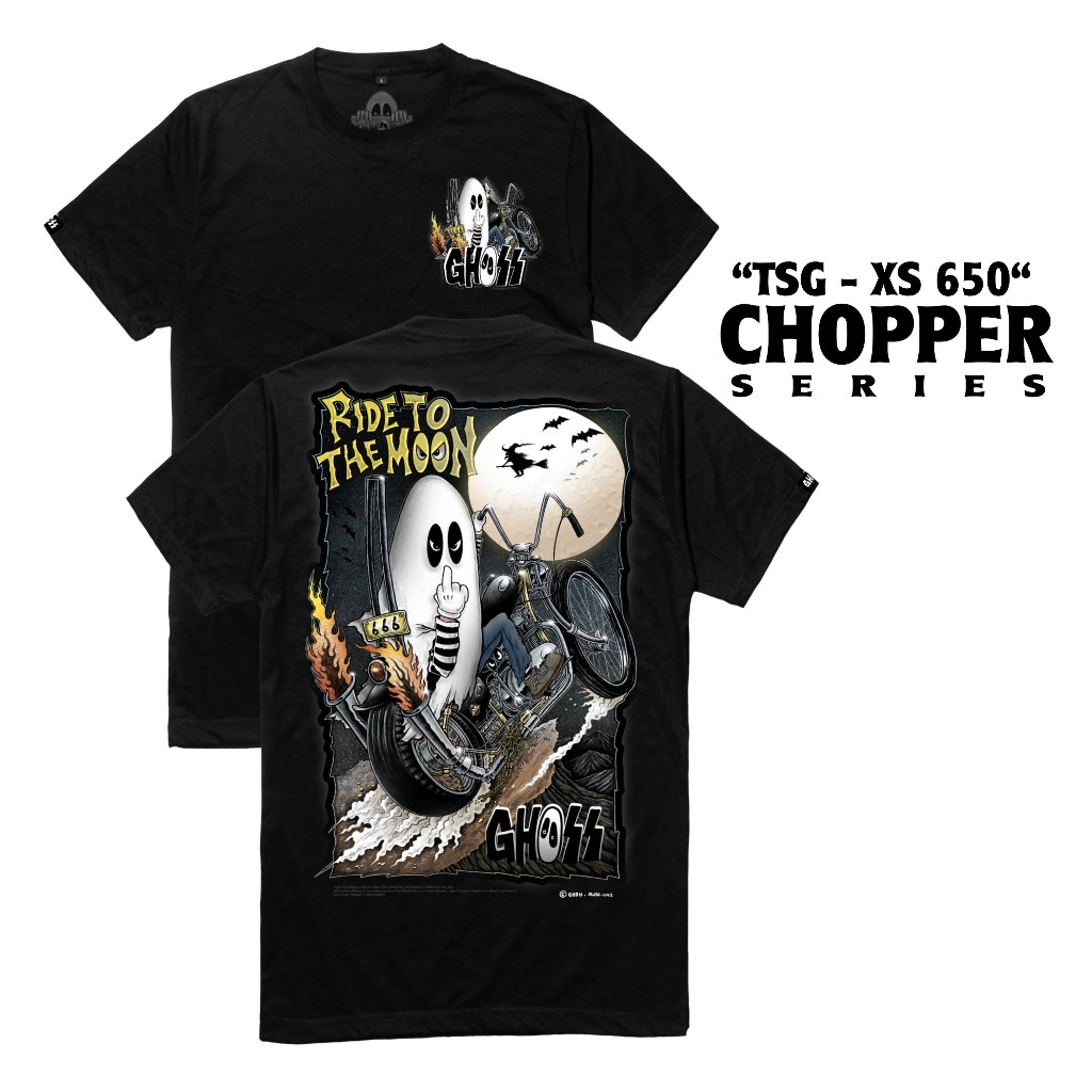 HOT TS GhoSS XS 650 // เสื้อยืด GhoSS XS 650 // เสื้อยืด GhoSS