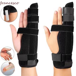 FRANCESCO สายรัดยึดนิ้วคู่, เฝือกกระดูกหักแบบปรับได้ ใช้งานง…