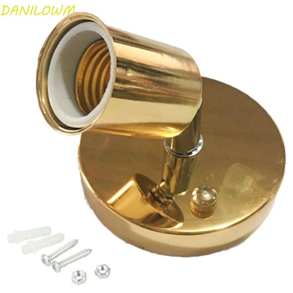 DANILOLOWM ฐานโคมไฟ Edison Metal ร้านอาหาร Home E27 ซ็อกเก็ตไฟบาร์