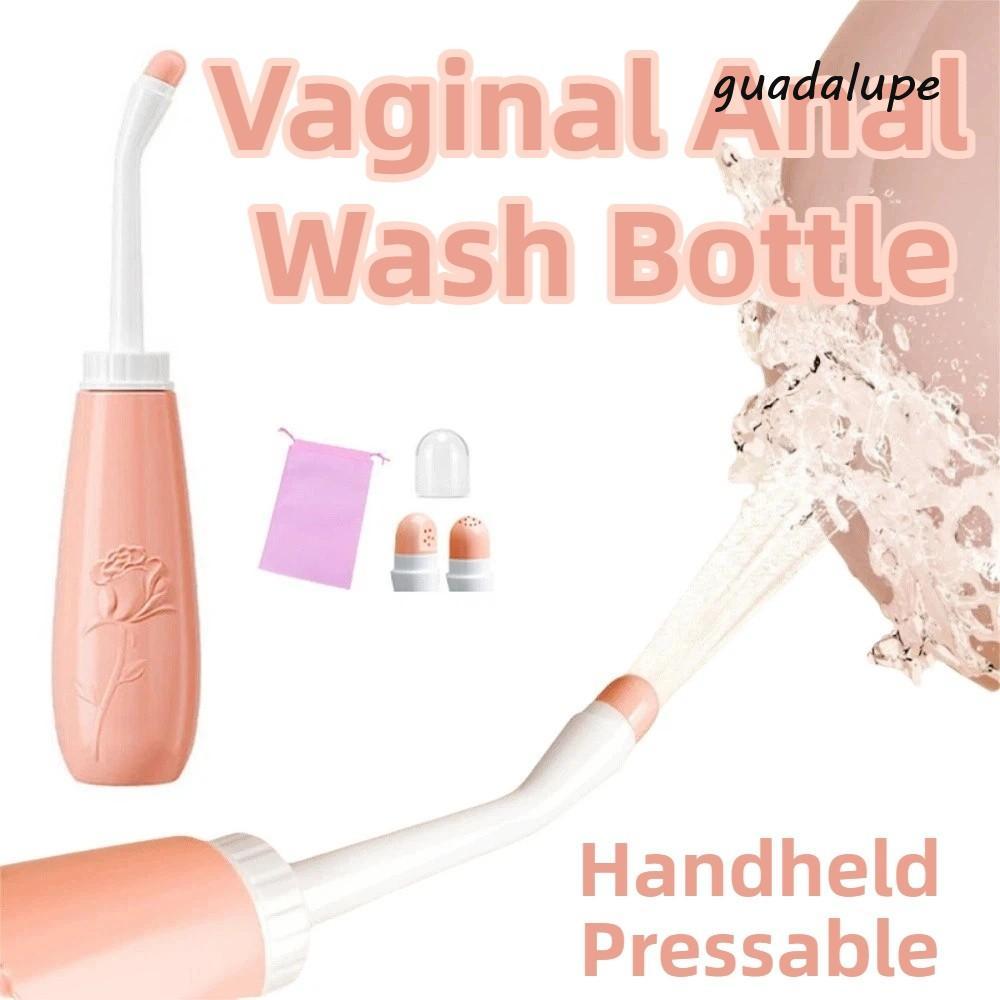 GUADALUPE1 แบบพกพา Bidet Sprayer, 500ml Ergonomic Handheld Bidet, ส่วนบุคคลทําความสะอาดนุ่มมือถือหัว