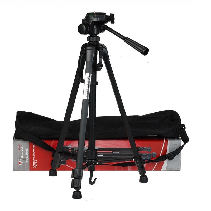 Weifeng WT3520 Micro SLR E กล้อง 3520E ขาตั้งกล้องถ่ายภาพโทรศัพท์มือถือน้ําหนักเบา Live Selfie ขาตั้