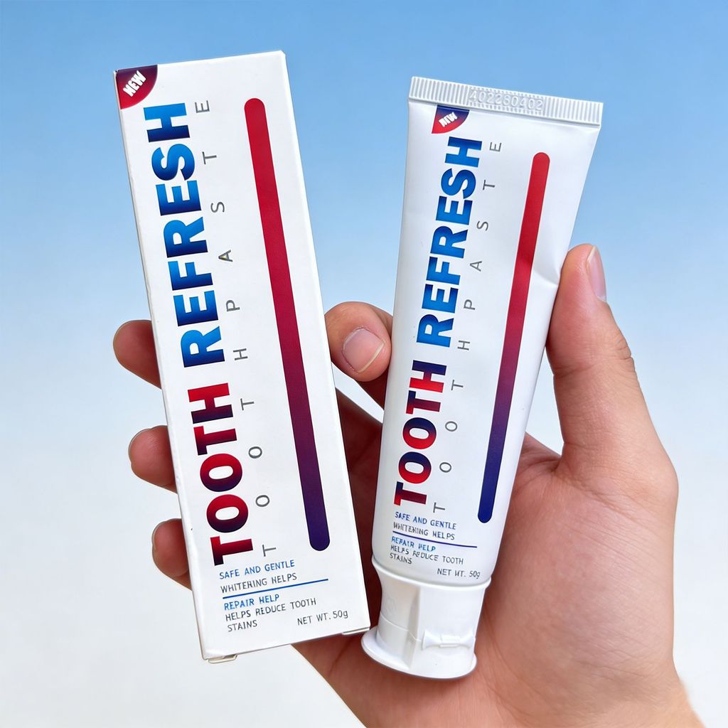 现货速发专TOOTH REFRESH TOOEHPASTE 口清新牙膏0302226