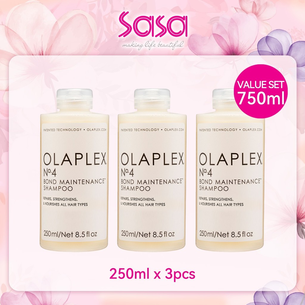 Olaplex No.4 Bond Maintenance Shampoo (250ml x 3pcs)