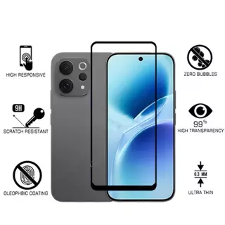 ฟิล์มเต็มจอ แบบใส For Vivo V70 5G ฟิล์มกันกระแทก กระจกนิรภัย HD ฟิล์มกันรอยด้านหน้า Tempered Glass พร้อมส่ง