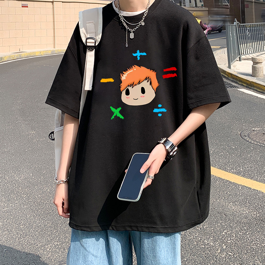 แฟชั่นSp5der worldwide 555555 TEE Printed Casual Short Sleeve T-Shirt