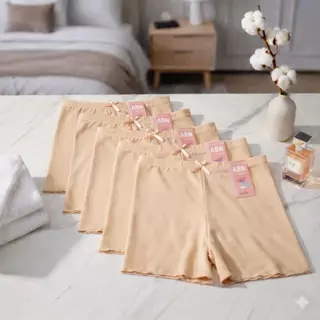 เด็ก 101_กางเกงซับในเด็กมีโบว์แพค 5 ตัว ผ้าคอตตอน อย่างดี ABN Underwear กางเกงใน Clothing Women กางเกง เซฟตี้ ในซาบีน่า