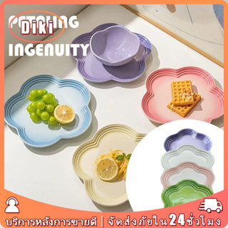 5.5นิ้ว ชามเซรามิคซอส จานน้ําจิ้ม รูปดอกพลัม หลายสีให้เลือก …