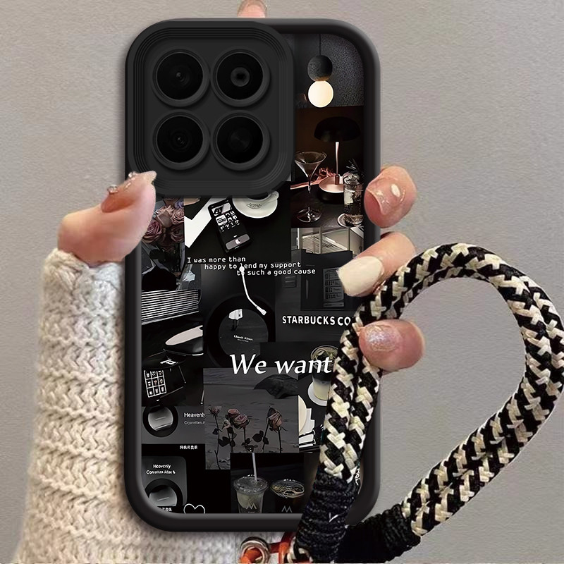 Coffee Life Music Casing สําหรับ Huawei Honor X6A Huawei Honor X6A PLUS Huawei Honor X6B Honor X6B P