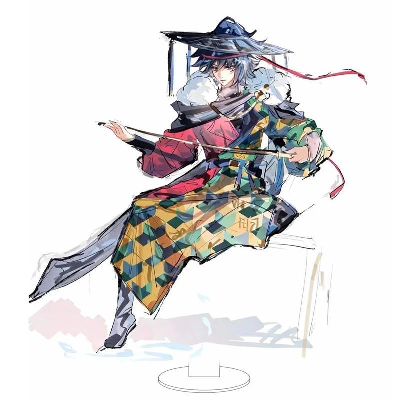 Demon Slayer สินค้าโฮมเมด Inosuke Tomioka Giyuu Tomioka Giyuu Kamado Nezuko ขาตั้งอะคริลิค Demon Sla