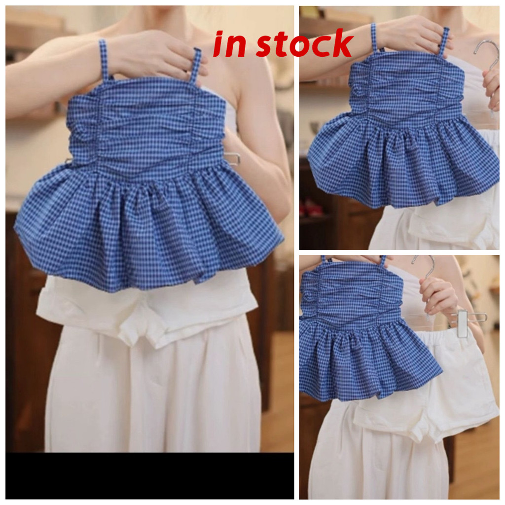 [Grojoy] ชุดฤดูร้อน 2026 เสื้อเชิ๊ตสไตล์ยุโรปและกางเกงขาสั้นสีขาว GRL835