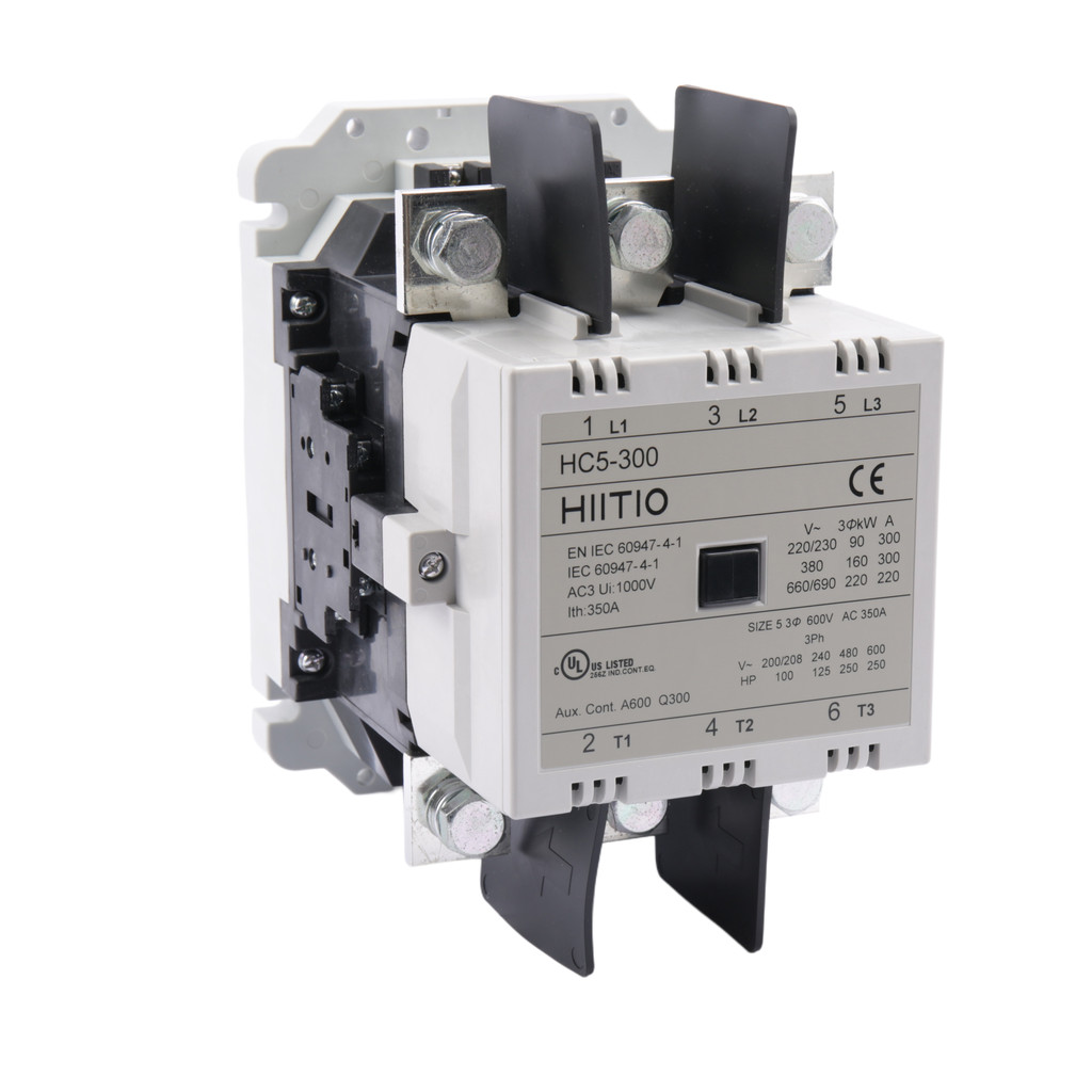 ในสต็อก HC5-300 UL Listed Contactor Relay 300A Miniature 690V IEC Magnetic Contactor 3 เฟส AC Contac