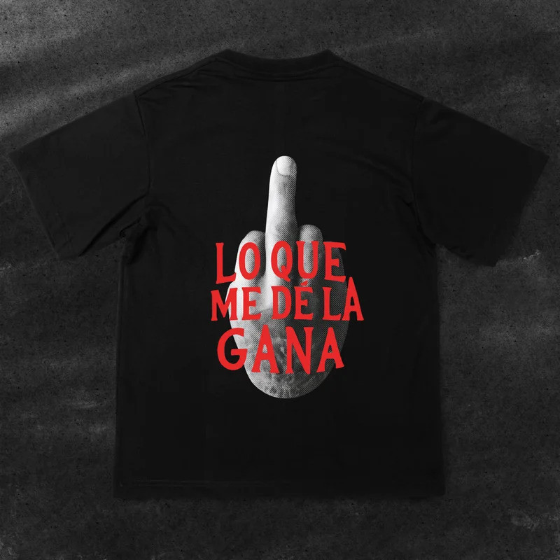 Dani Martin LO QUE ME DA LA GANA เสื้อแฟชั่นเรโทร Y2k สไตล์ฮาราจูกุ คอกลม ผ้าฝ้าย ทรงหลวม สไตล์ลำลอง