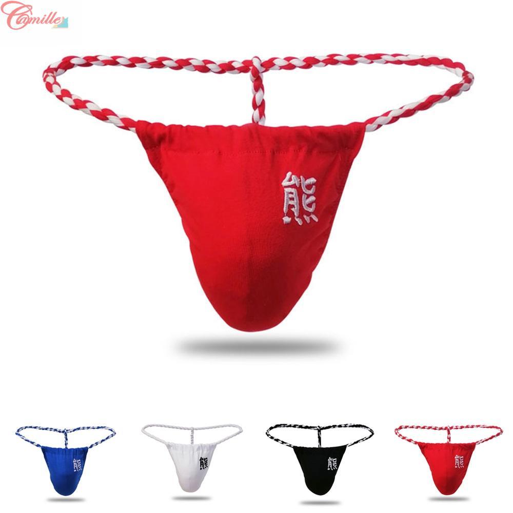 ชุดบิกินี่ชายแบบสายเดี่ยวหลังตัว T สไตล์ G String ขนาด M – 2XL ทำจากกระดาษเชือกทอง ราคา ถูกที่สุด ดีลบีเคเค แกลเลอรีภาพที่ 3