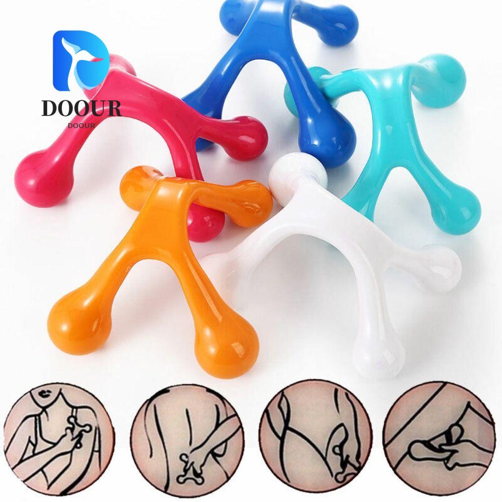 DOOUR เครื่องนวดตัว, กําจัด Oedema ผ่อนคลายคู่มือสมดุลสี่ลูก, เครื่องมือนวดโค้งมือถือแบบพกพา