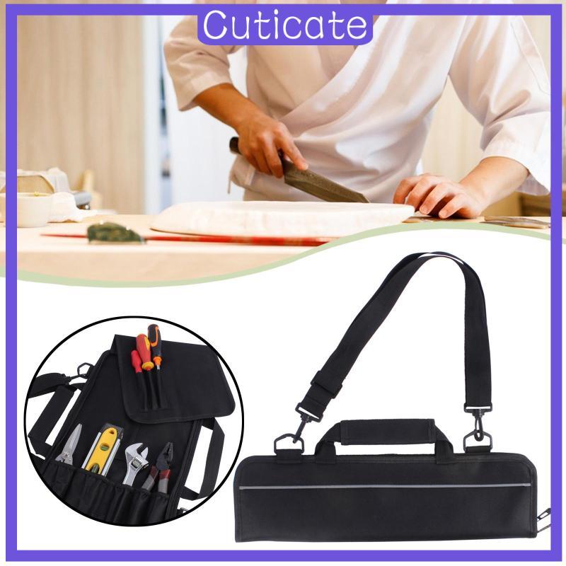 [น่ารัก] Chef Knives Storage Bag ทนทาน Oxford Cloth Holder Protector เครื่องมือทําอาหาร Carrier สําห