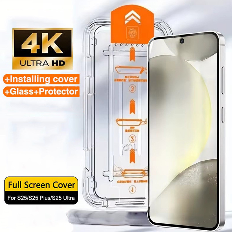 HD/ความเป็นส่วนตัว Anti-Spy กระจกนิรภัยสําหรับ Samsung Galaxy S25 S24 S23 S22 S21 Plus S25 Ultra S24FE S23FE S20FE ฝุ่นฟรีคลิกเดียวติดตั้งป้องกันหน้าจอ