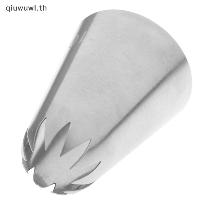 ชิววูwl #C10 ขนาดใหญ่ท่อหัวฉีดเค้กครีมตกแต่งไอซิ่งเคล็ดลับ10ฟันปิดดาว ไทย