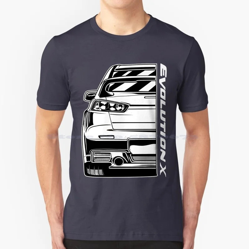 เสื้อยืด Lancer Evolution X ผ้าฝ้าย 100% Evo 10 Evo X Jdm Lancer Evolution 10 Lancer Evolution X Evo