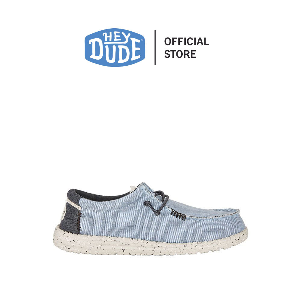 HEYDUDE รองเท้าลำลองผู้ชาย WALLY COASTLINE JUTE รุ่น 40952-1KA - STONE WHITE