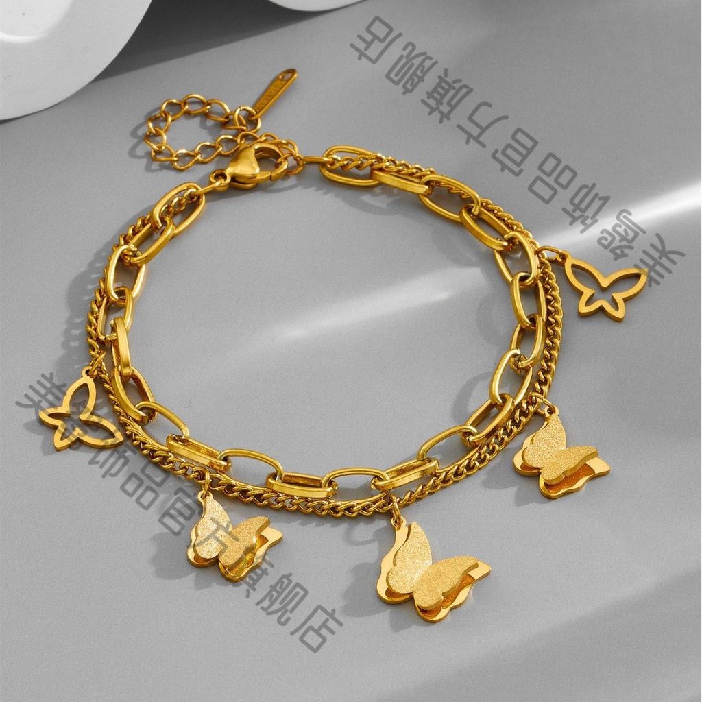 Hot Sale#Pengge Accessories Versatile Titanium Steel Korean Style Bohemian Style Titanium Steel Non-