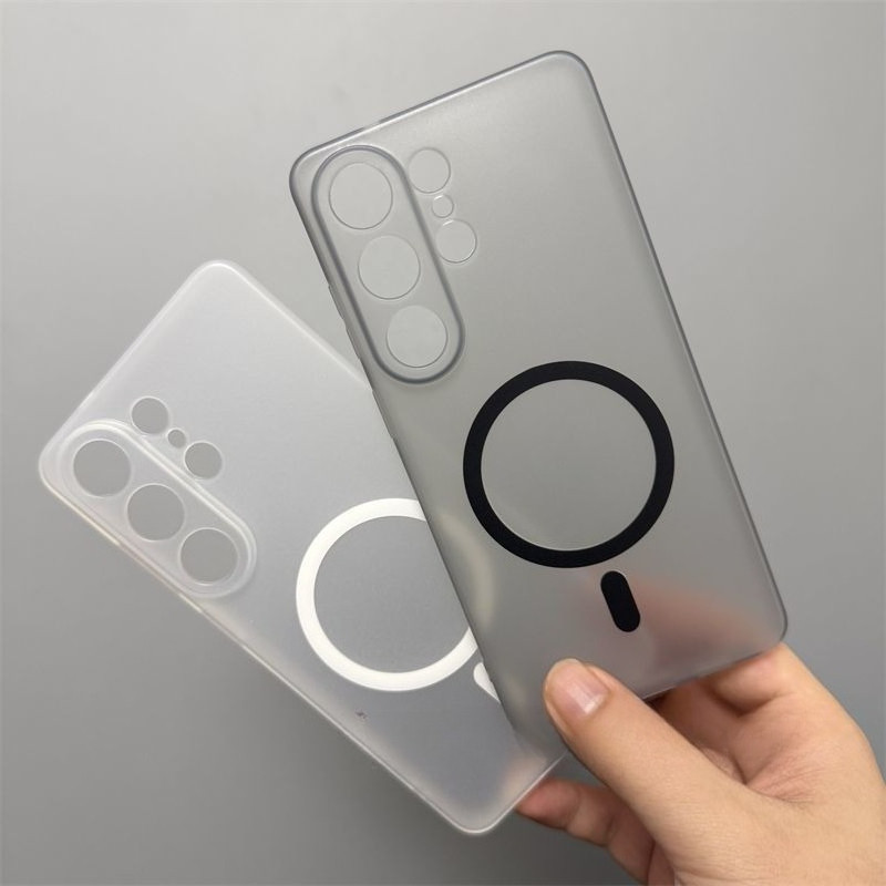 สําหรับ Samsung S26 Ultra Plus Matte TPU กันกระแทกแม่เหล็กเคสโทรศัพท์