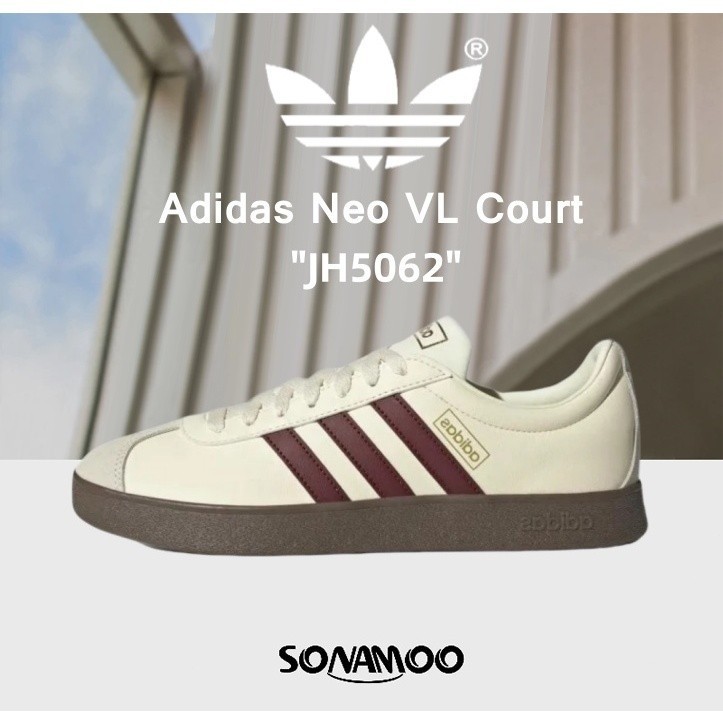 *พร้อมส่ง* 100% authentic  Adidas Neo VL Court 2.0 Low Top JH5062 รองเท้าผ้าใบ
