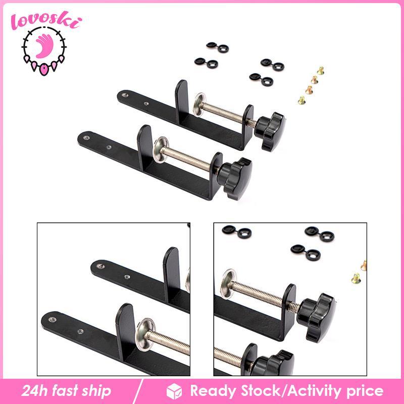 [Lovoski] ขายึดโต๊ะ Pegboard 2x สําหรับ 1- 5 ซม.โต๊ะ Pegboard อุปกรณ์เสริมขาตั้งหนีบ