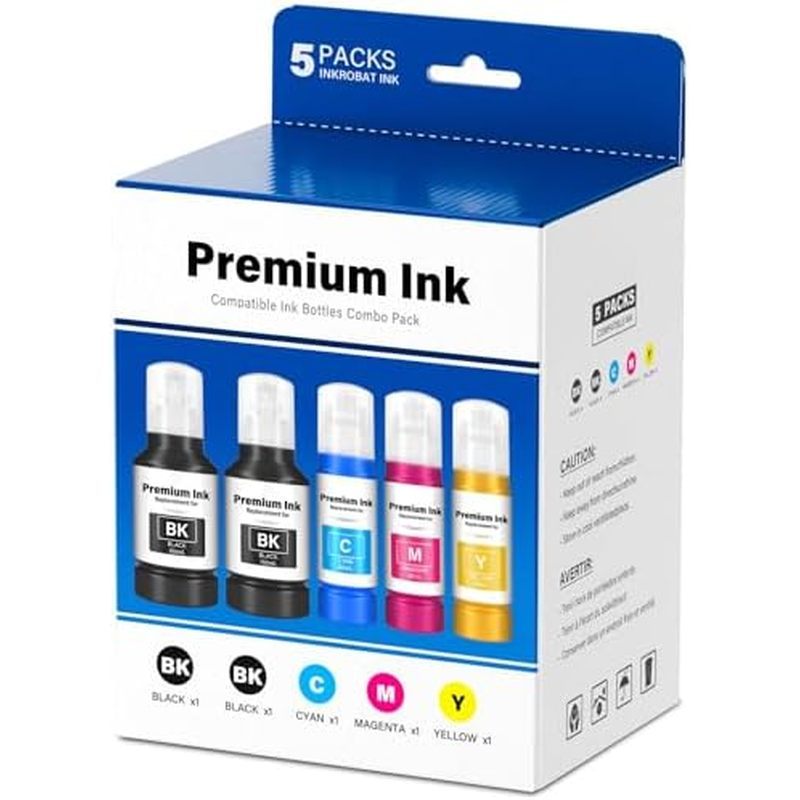 ใช้งานร่วมกับ T502 Ink Refill ขวด (Non-Sublimation) สําหรับ Eco Tank ET-3850 ET-2850 ET-3760 ET-2760