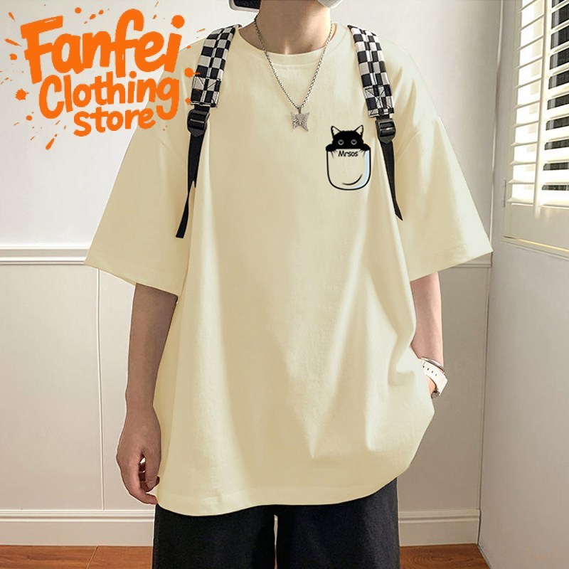 จัดส่งตลอด 24 ชั่วโมง Fanfei เสื้อยืดวัยรุ่น แฟชั่นหน้าร้อน เดินทางทุกวัน / แคมปัส / ลำลองสไตล์ญี่ปุ่น ราคา ถูกที่สุด ดีลบีเคเค แกลเลอรีภาพที่ 7