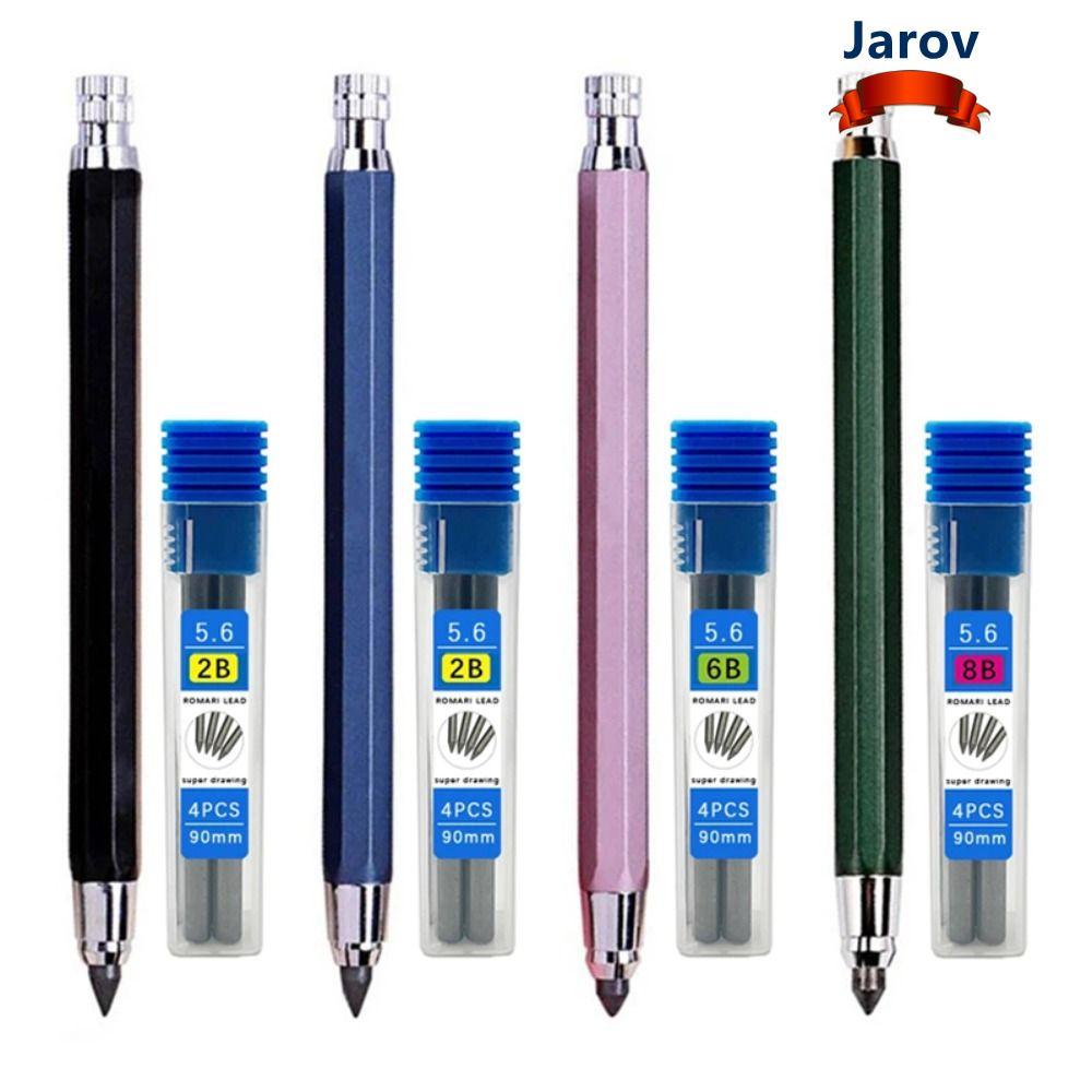JAROV ดินสออัตโนมัติ 5.6 มม.2B/4B/6B/8B ดินสอ Refill Sketch Comics Design การเขียนการวาดภาพเครื่องมื