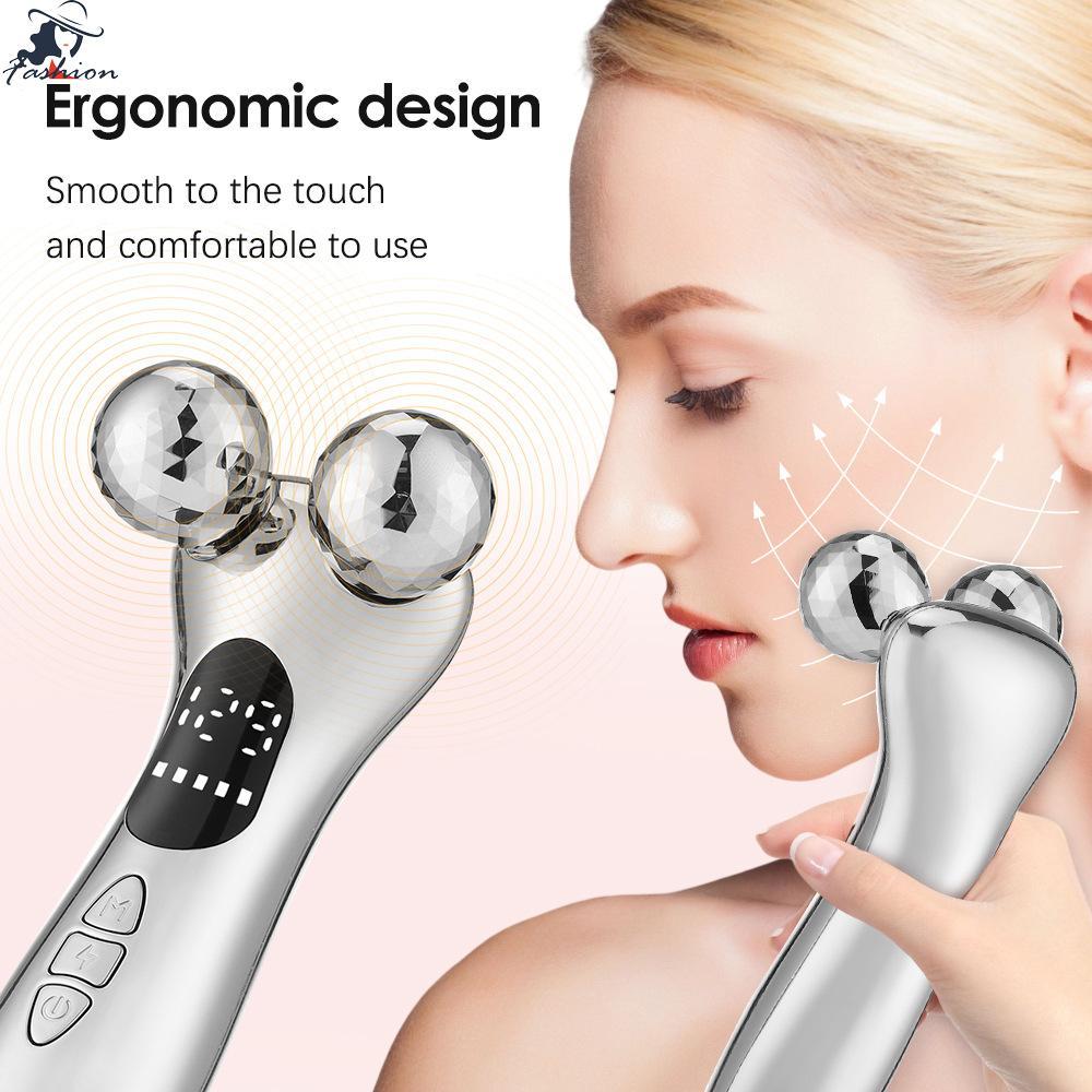 4D V-Face Massager - EMS12 Mode 9-Speed Facial Roller Beauty Instrument
