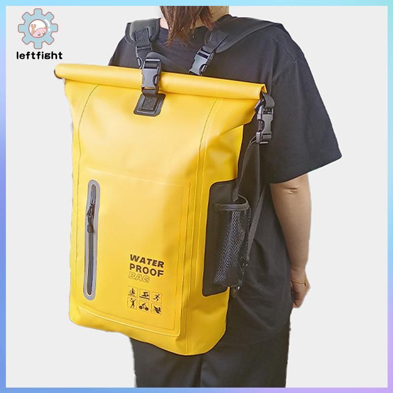 LEFT กลางแจ้งกันน้ํา Bapa 25L ความจุสูง Drybag กระเป๋าเดินป่า Ba Pa ความจุขนาดใหญ่ Camping กระเป๋า E