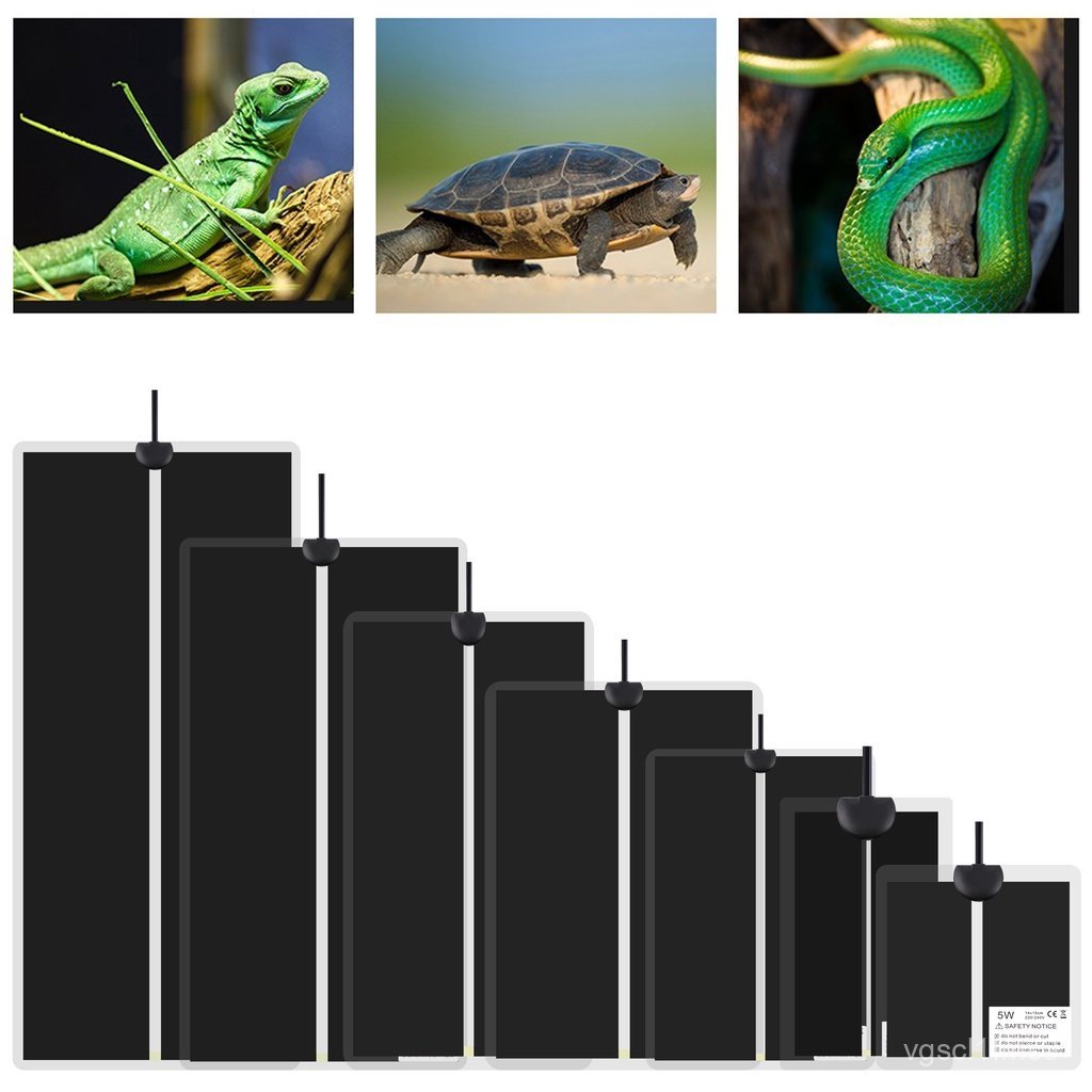 5-45W Reptiles Heat Mat 0-35℃ Pet Terrarium Climbing Heating Warm Pads Adjustable Temperature Contro