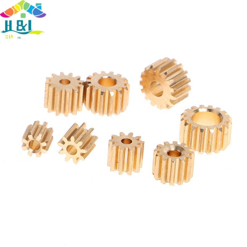 H&L 0.5M Modulus 8T 9T 10T 11T 12T 14T 15T 16T ฟันเกียร์ทองแดงสําหรับเกียร์เกียร์ Fit 1.98MM 2.3mm 3