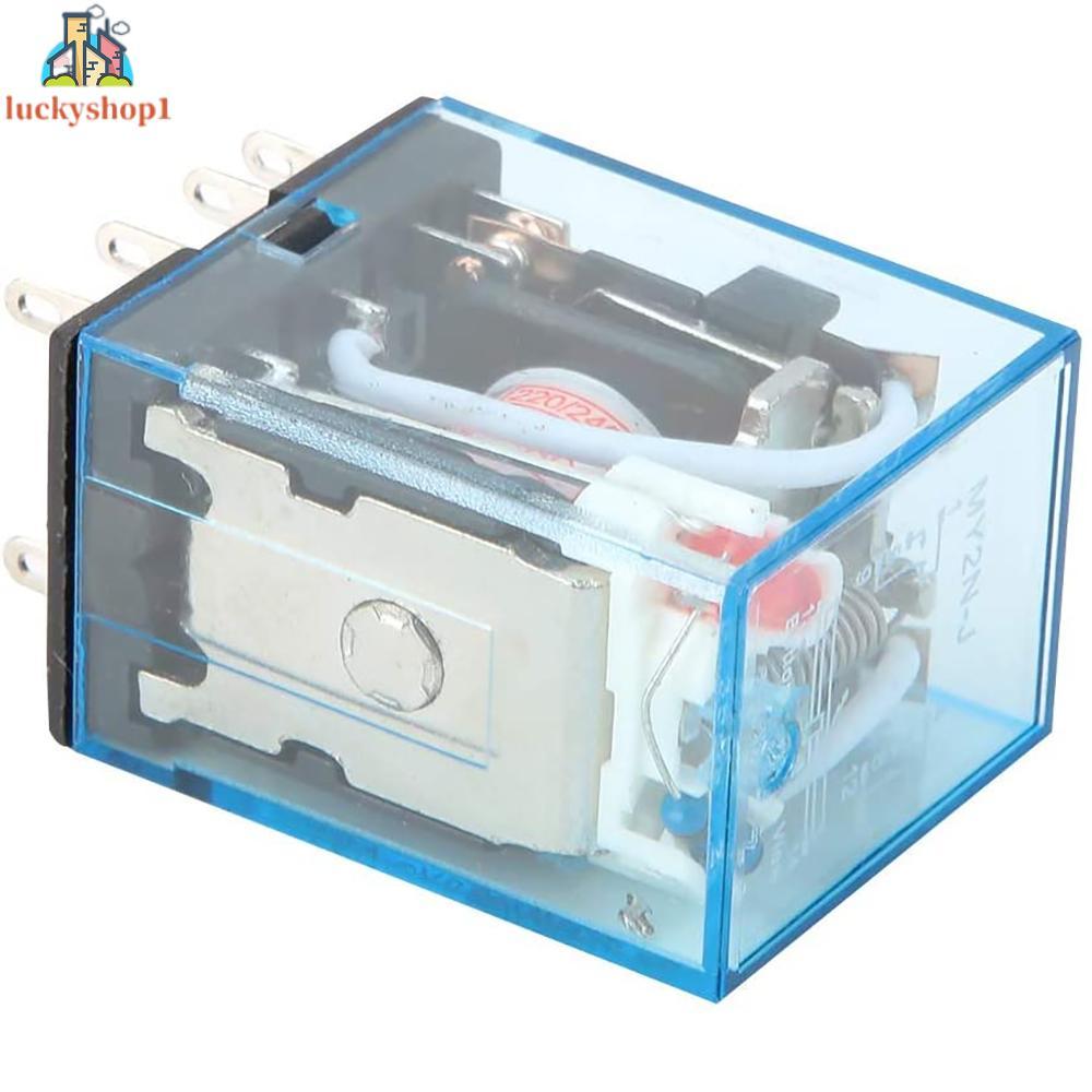 รีเลย์ 500 W COIL DPDT เสาคู่โยน MY2N-J 1.38*0.85*1.66 นิ้ว