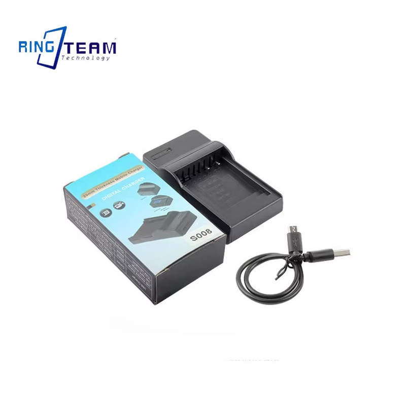 CGA-S007 เครื่องชาร์จแบตเตอรี่ USB สําหรับ Panasonic DMW-BCD10 LUMIX DMC-TZ1 TZ2 TZ3 TZ4 TZ5 TZ1 TZ1