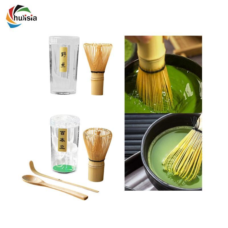 [chulisia] Matcha Whiskแบบดั้งเดิม Matcha Whisk Handmade Bamboo Whisk Matcha Whisk Holder Japanese T