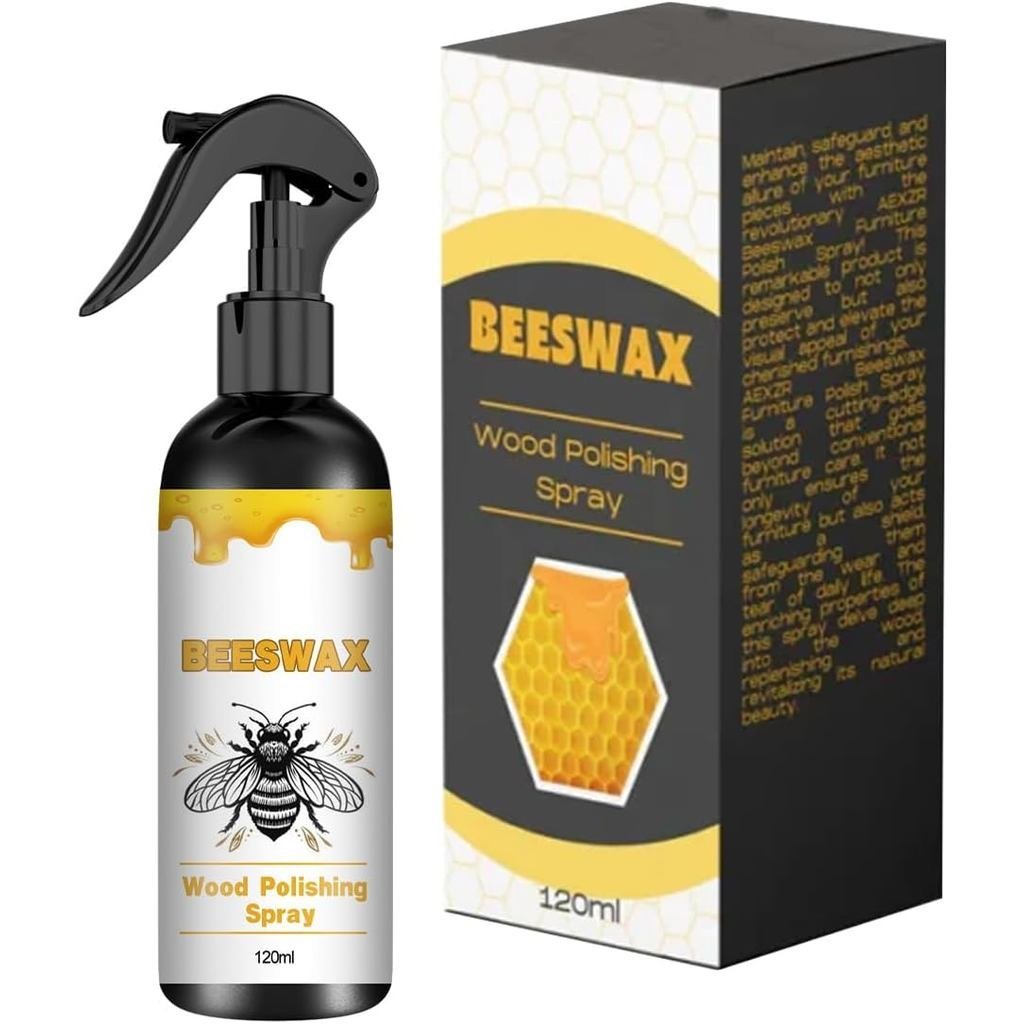 Beeswax Spray Furniture Polish and Cleansing, Natural Beeswax Spray for Wood Furniture Floors - Orig