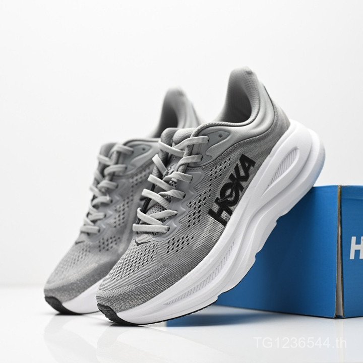 รองเท้า Hoka Bondi 9 ขนาดกว้าง สีดำ
