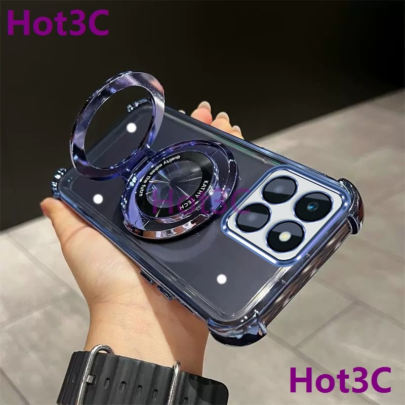 เคส Huwei Honor X6B / Honor X6A / Honor X6C tpu ที่วางโทรศัพท์กันกระแทกพร้อมฟังก์ชั่นกันลื่น SJZJ เค