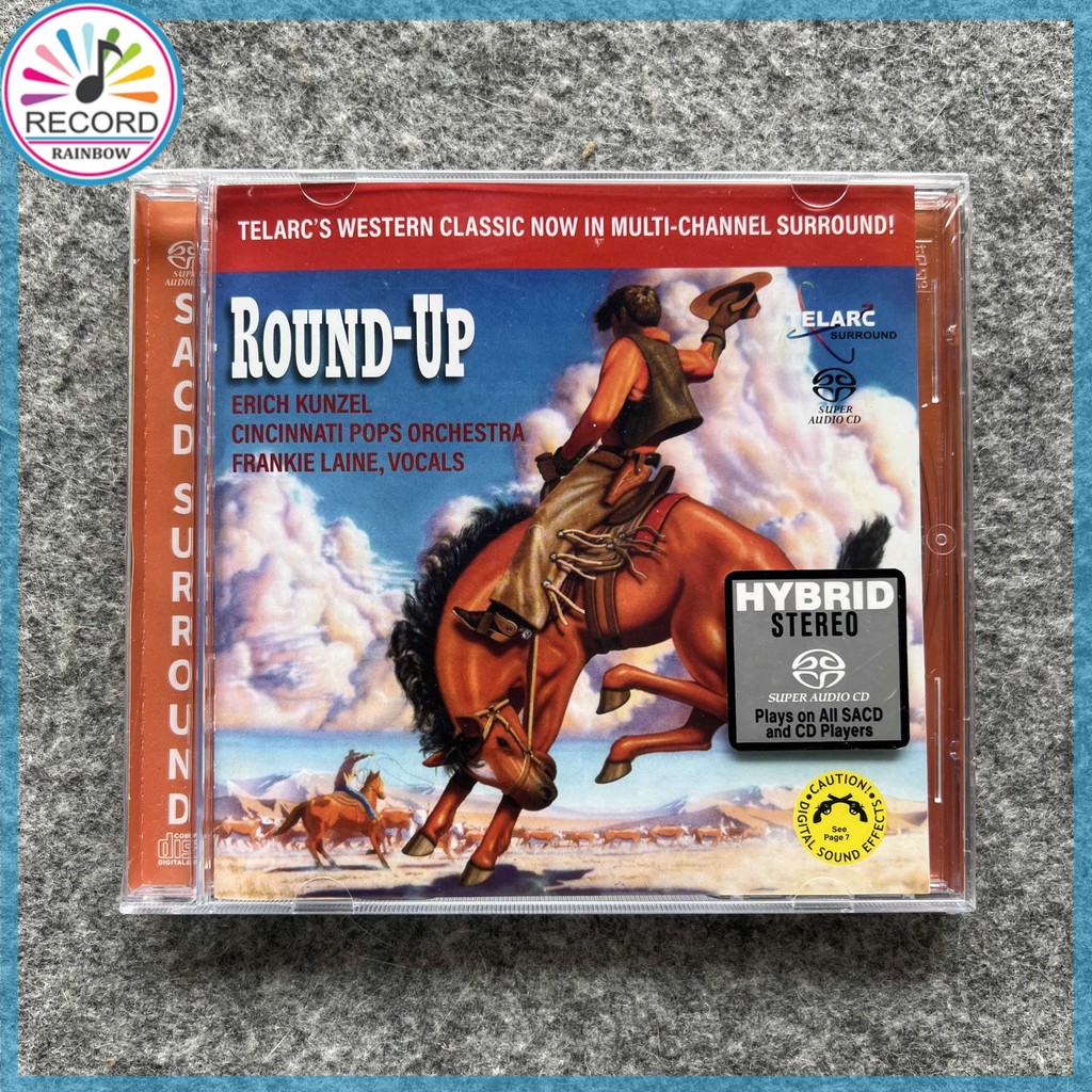 Erich Kunzel, Cincinnati Pops Orchestra – Round-Up Original CD Album [Sealed] Brand New-TH2